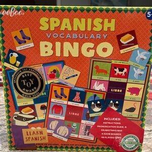 NEW! Spanish Vocabulary Bingo Game